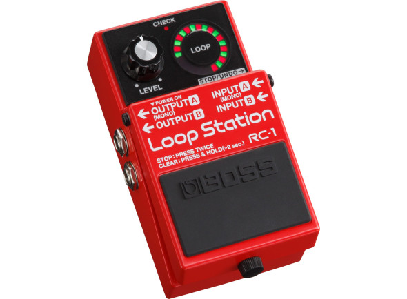 BOSS RC-1 loop guitarra baixo voz vocalista beatbox gravador audio wave